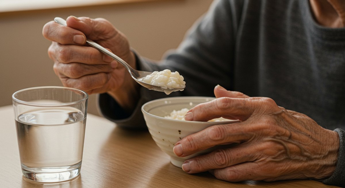 高齢 者 食事 を する と 吐く