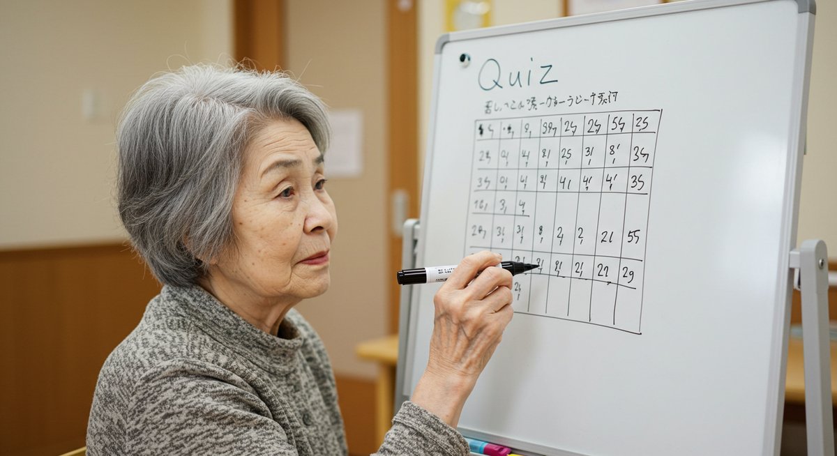 高齢 者 脳 トレ ホワイトボード 穴埋め